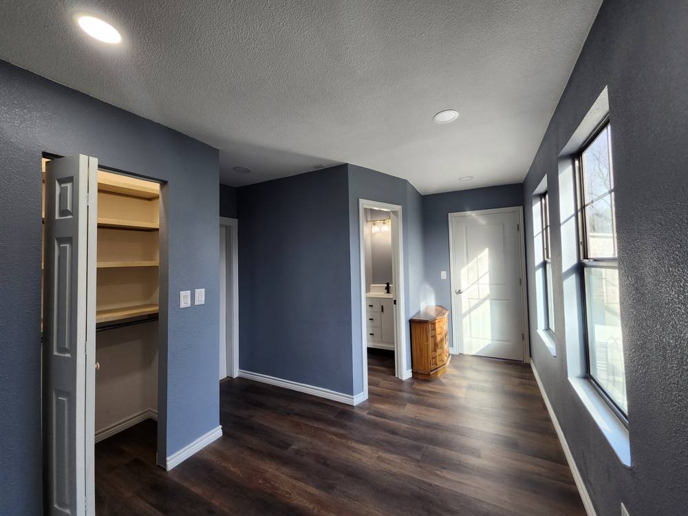 Room add-on with closet and bathroom