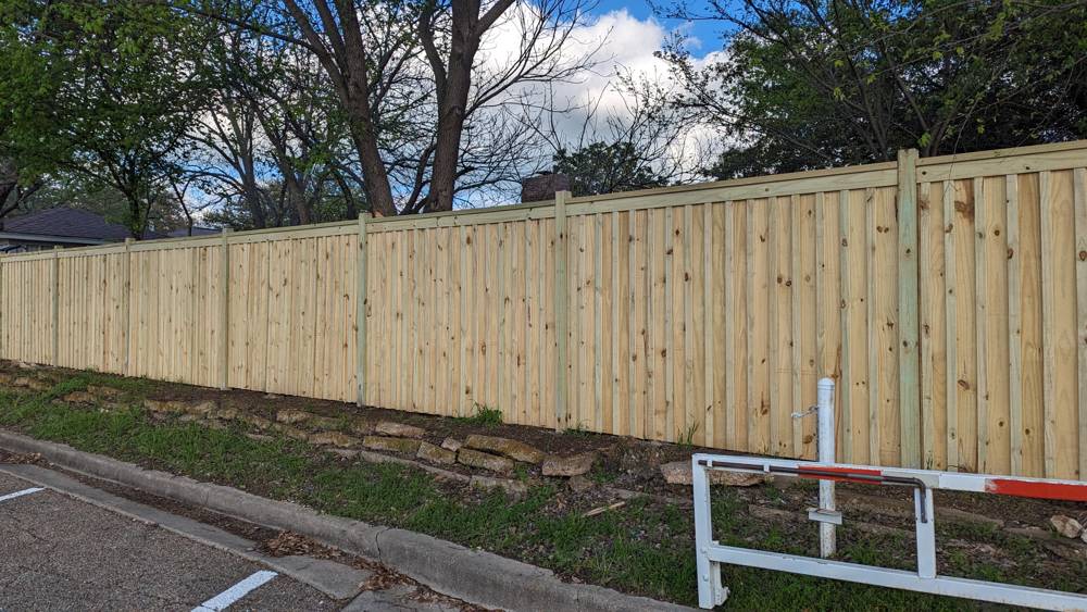 New privacy fence